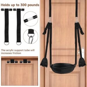 sm sex toys sex door swing split leg bondage straps